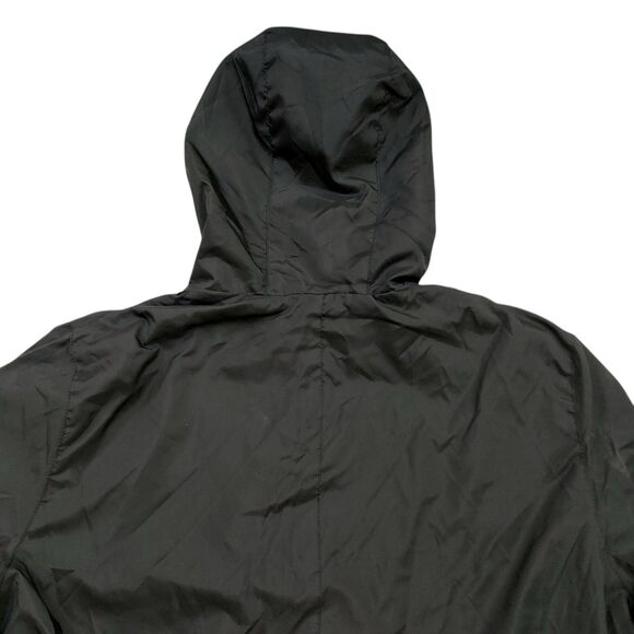 Free Country Windbreaker Mens Medium Black Lined Hooded Full Zip Outdoor Travel - Picture 7 of 12